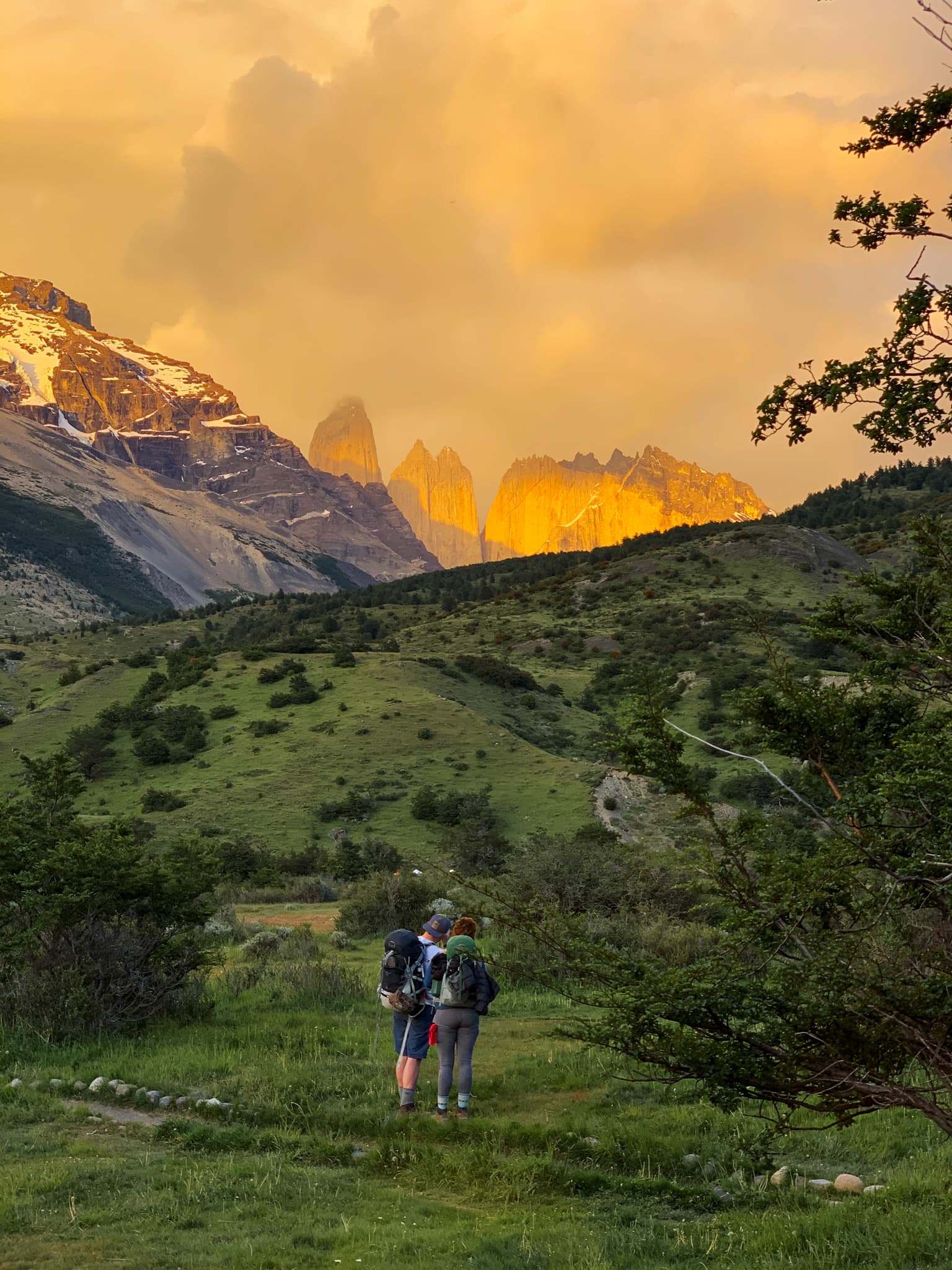 Los Torres at sunrise